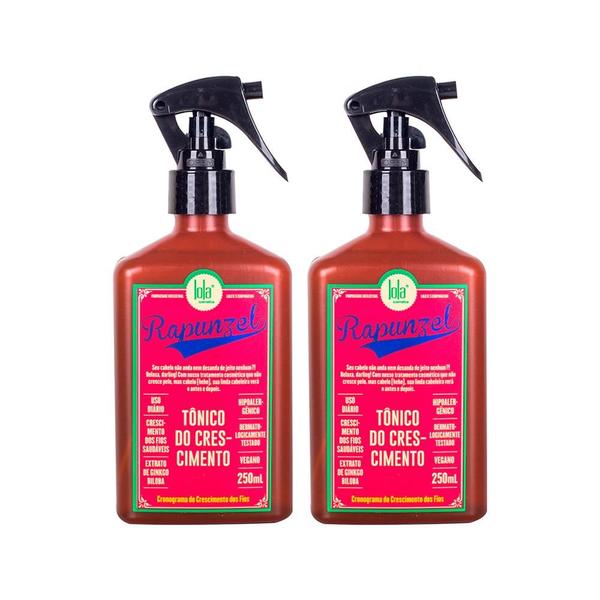 Kit Lola Cosmetics Rapunzel - Tônico Capilar de Crescimento 250 ml - 2 Unidades Kit Lola Cosmetics Rapunzel - Tônico Capilar de Crescimento 250 ml - 2 Unidades