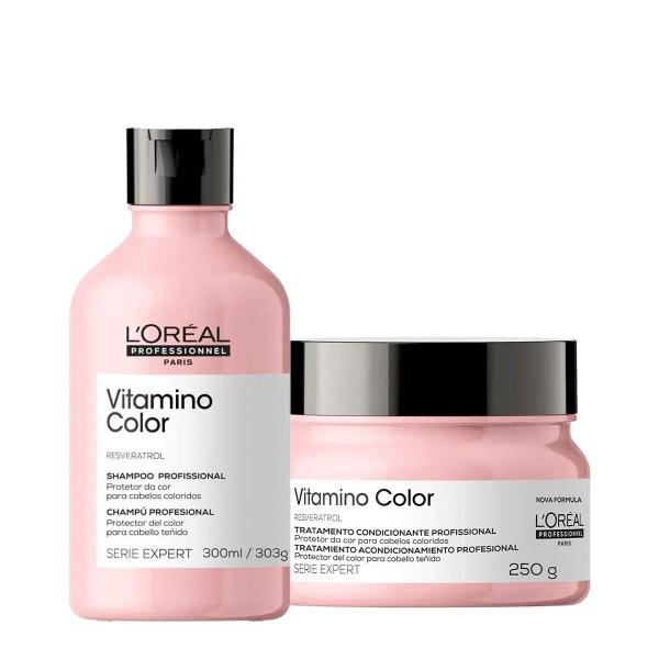 Kit LOréal Professionnel Vitamino Color Shampoo e Máscara P (2 Produtos) - L'Oréal Profess... Kit LOréal Professionnel Vitamino Color Shampoo e Máscara P (2 Produtos) - L'Oréal Profess...