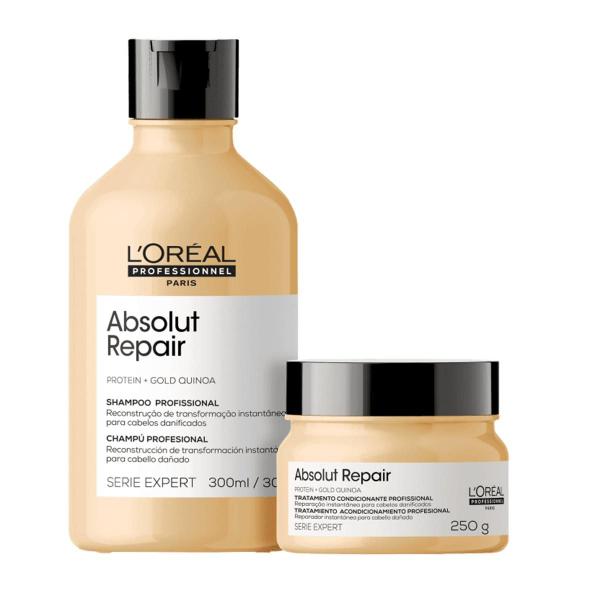 Kit Loréal Profissionnel Absolut Repair Shampoo e Máscara - L'Oréal Professionnel