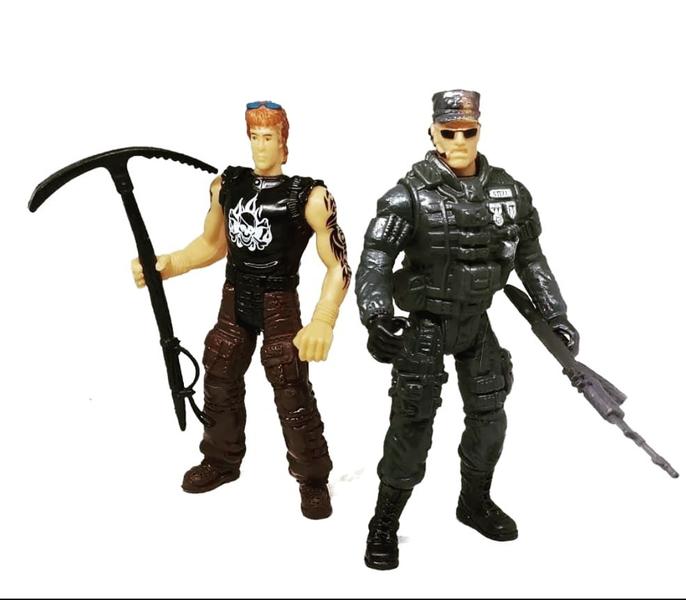 Imagem de Kit Lote Bonecos Soldados Militar Guerreiros Action Figure 10 Cm C2