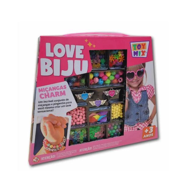 Imagem de Kit Love Biju Miçangas Charm Infantil Toy Mix