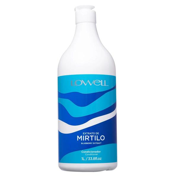 Imagem de Kit Lowell Extrato de Mirtilo Shampoo 1L e Condicionador 1L + Válvulas Pump