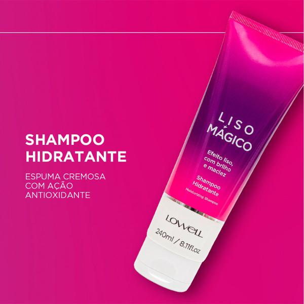 Imagem de Kit Lowell Liso Mágico Duo Fluído (3 produtos)