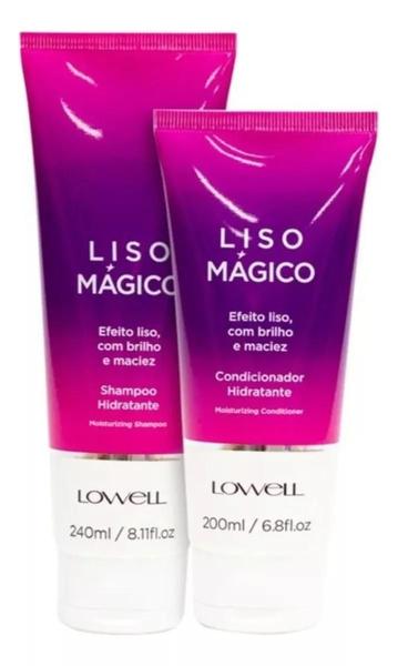 Imagem de Kit Lowell Liso Mágico- Shampoo 240Ml + Condicionador 200Ml