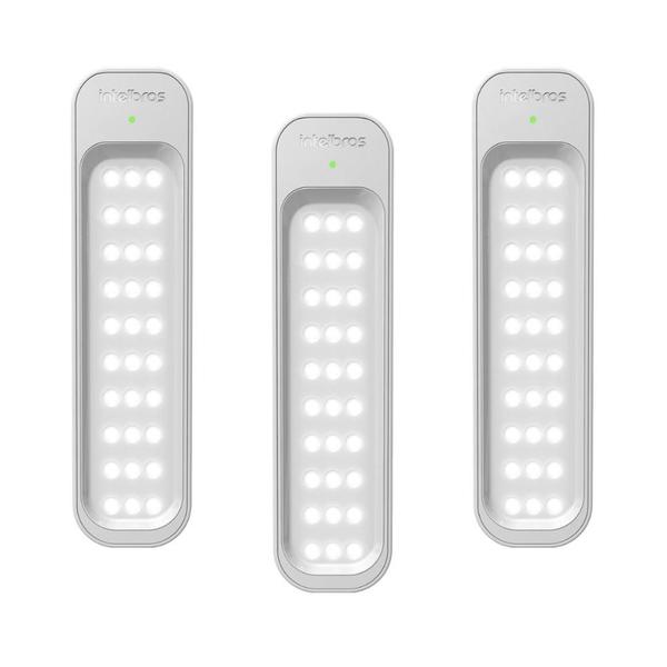 Kit Luminaria Emergencia Autonoma LEA150 Intelbras C/3un Imagem de Kit Luminaria Emergencia Autonoma LEA150 Intelbras C/3un