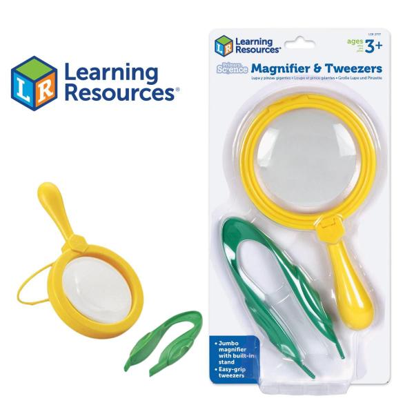 Imagem de Kit lupa com pinca grande  multicores learning resources