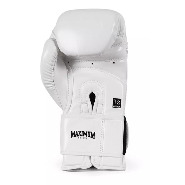 Imagem de Kit Luva Boxe E Muay Thai Kickboxing Classic White + Bandagem 3 Metros - Maximum