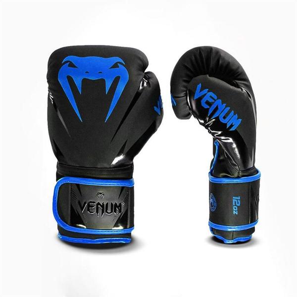 Imagem de Kit Luva Boxe Venum 3x1 pto/azl - venum