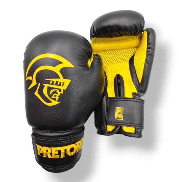 Imagem de Kit Luva de Boxe e Muay Thai + Saco de Pancadas Infantil - 6Oz - Pretorian