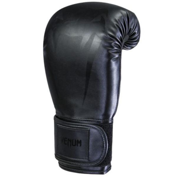 Imagem de Kit Luva De Boxe Venum Giant Full Logo Pro Black Mate + Bandagem 4m + Protetor Bucal