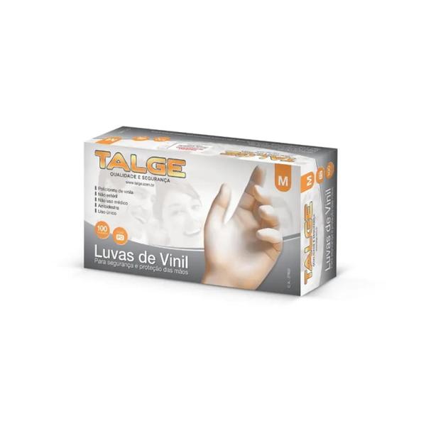Kit Luva De Vinil Talge Tam. M Com Pó - 4 Caixas Com 100 Unidades Cada Imagem de Kit Luva De Vinil Talge Tam. M Com Pó - 4 Caixas Com 100 Unidades Cada