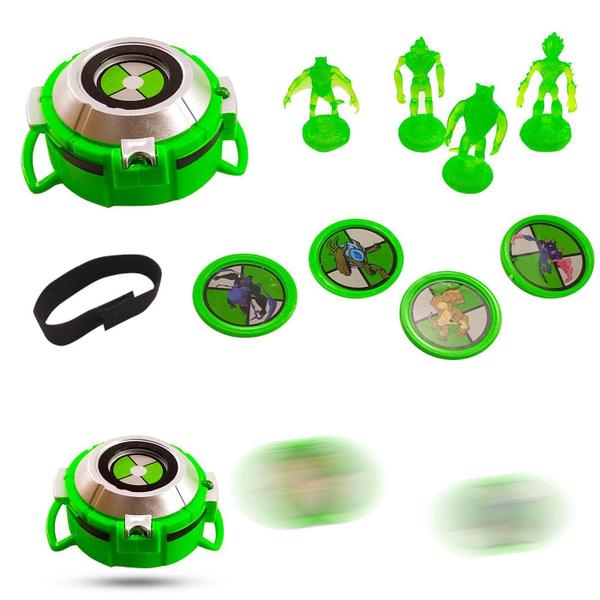 Imagem de Kit Luva Homem Aranha Com Relógio Ben 10 Omnitrix Lançador