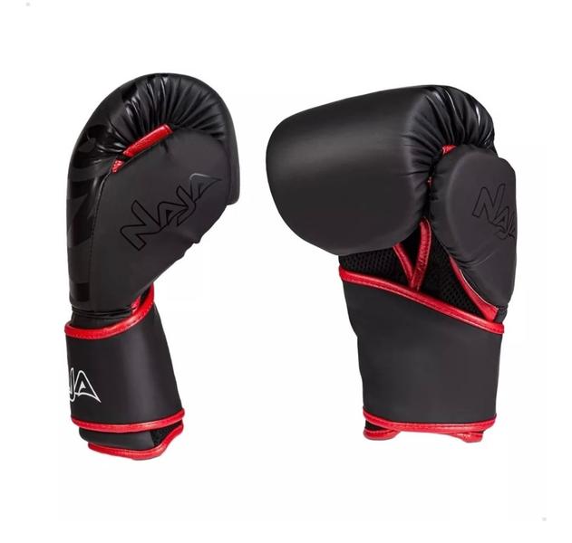 Imagem de Kit Luva Naja Extreme Boxe Muay Thai Completa Bandagem + Protetor Bucal