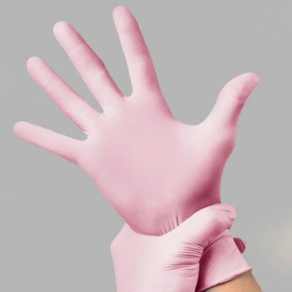 Kit Luva Nitrílica Talge Tam. P Sem Pó Rosa - 2 Caixas Com 100 Unidades Cada Imagem de Kit Luva Nitrílica Talge Tam. P Sem Pó Rosa - 2 Caixas Com 100 Unidades Cada