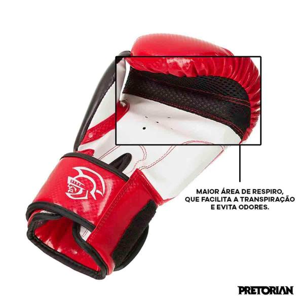 Imagem de Kit Luva Pretorian Elite Boxe Muay Thai + Bandagem + Bucal