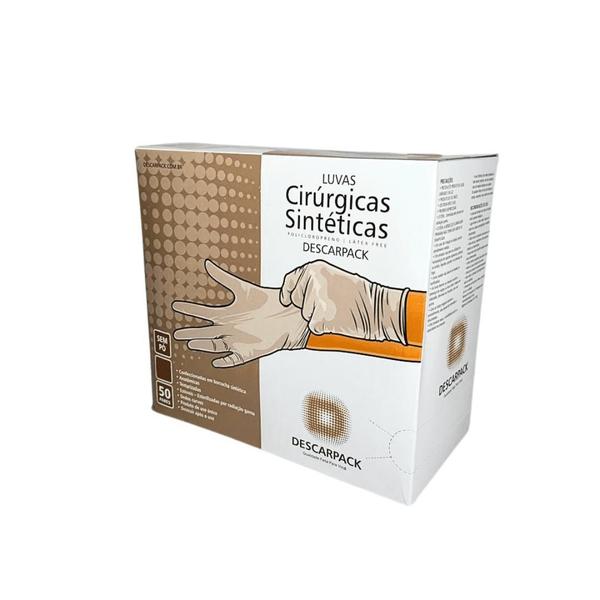 Kit Luvas Sintética Cirúrgicas Policloropreno 200Un Tam. 7,0 - Descarpack Imagem de Kit Luvas Sintética Cirúrgicas Policloropreno 200Un Tam. 7,0