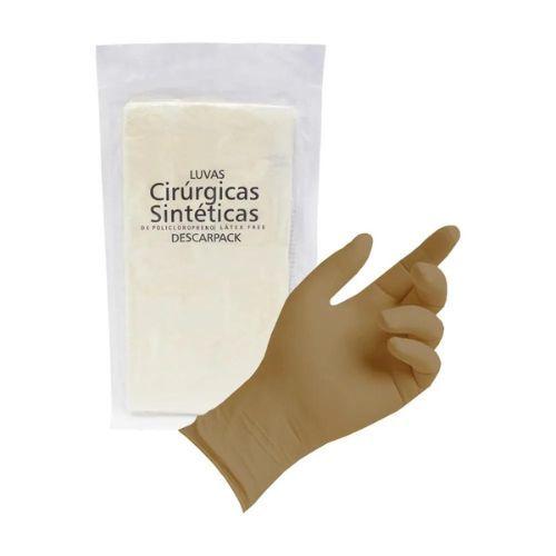 Kit luvas sintética cirúrgicas policloropreno 300un tam. 7,0 - DESCARPACK Imagem de Kit luvas sintética cirúrgicas policloropreno 300un tam. 7,0