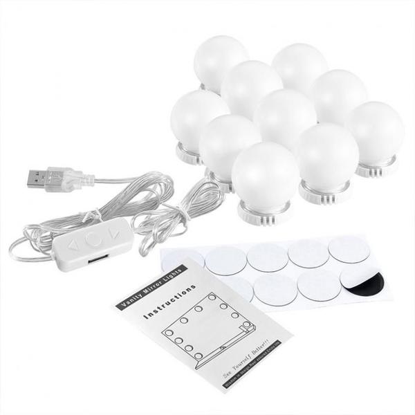 Imagem de Kit Luz Camarim 3 Cores 10 Lâmpadas Led Auto-Colante