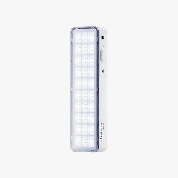 Imagem de Kit Luz de Emergência Luminária Lea 31 Led 1w Bivolt Lítio Intelbras Super Slim Emergencial Autônoma