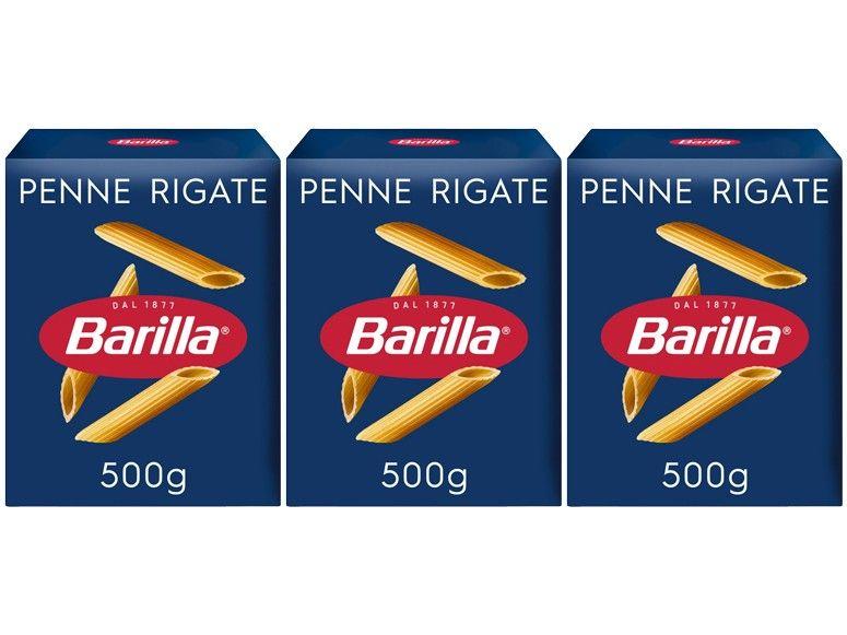 Imagem de Kit Macarrão Penne Grano Duro Barilla Blue Box