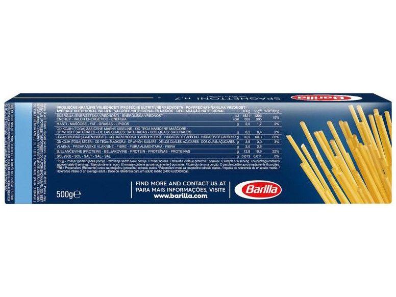 Kit Macarrão Spaghettoni Grano Duro Barilla Seco - n.7 500g 3 Unidades Imagem de Kit Macarrão Spaghettoni Grano Duro Barilla Seco