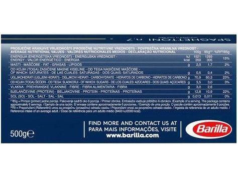 Kit Macarrão Spaghettoni Grano Duro Barilla Seco - n.7 500g 3 Unidades Imagem de Kit Macarrão Spaghettoni Grano Duro Barilla Seco