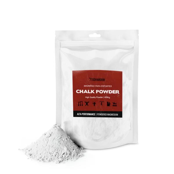 Imagem de Kit Magnésio Ginástica Chalk Ball Recarregável + Refil 450g Magnésio em Pó LPO Esportes