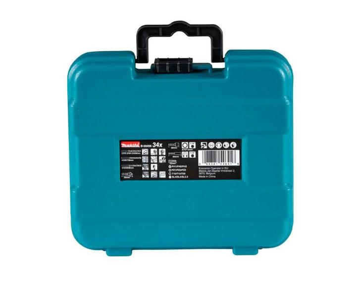 Imagem de Kit Makita Acessórios Brocas Bits Escareador B-68498 34pçs