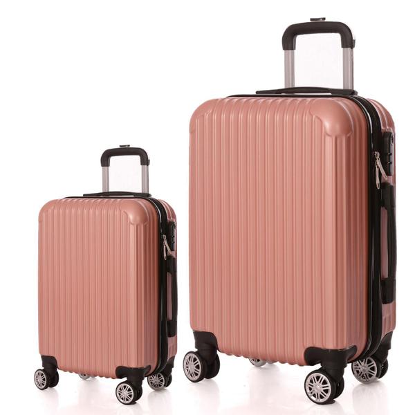 Kit Mala de Viagem 2 Peças Bordo e M - C/ 4 Rodinhas 360º - EAGLE Kit Mala de Viagem 2 Peças Bordo e M - C/ 4 Rodinhas 360º - EAGLE