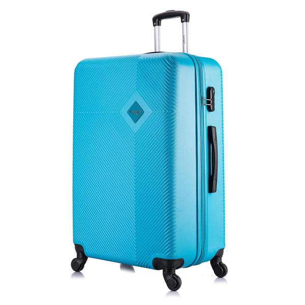 Imagem de Kit mala de viagem Swiss Move PMG rodinhas 360 Zug azul ABS