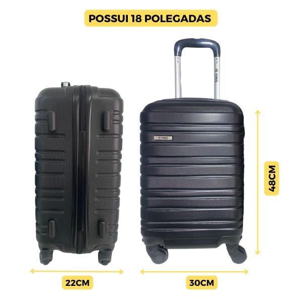 Imagem de Kit Malas De Viagem 360º 2 Peças Rígida Resistente