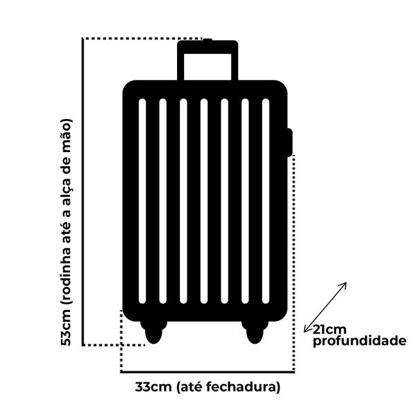 Imagem de Kit Malas de Viagem Bordo 2 peças Verde e Laranja Zug Swiss Move