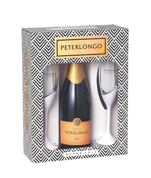 Imagem de Kit Maleta Espumante Brut Branco Peterlongo 750 ml