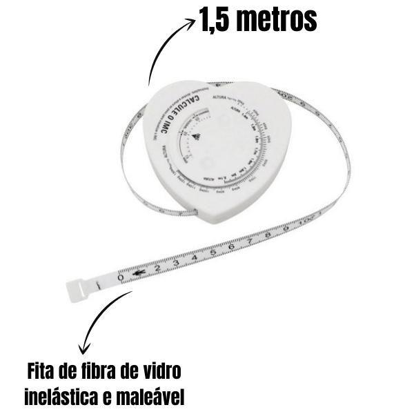 Imagem de Kit Maleta Fisioterapia Goniômetro Pequeno Grande Martelo Buck Adipômetro Pa Med