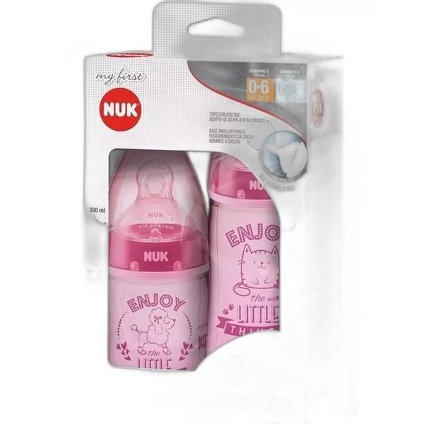 Imagem de Kit Mamadeira My First NUK 150ml e 300ml Girls