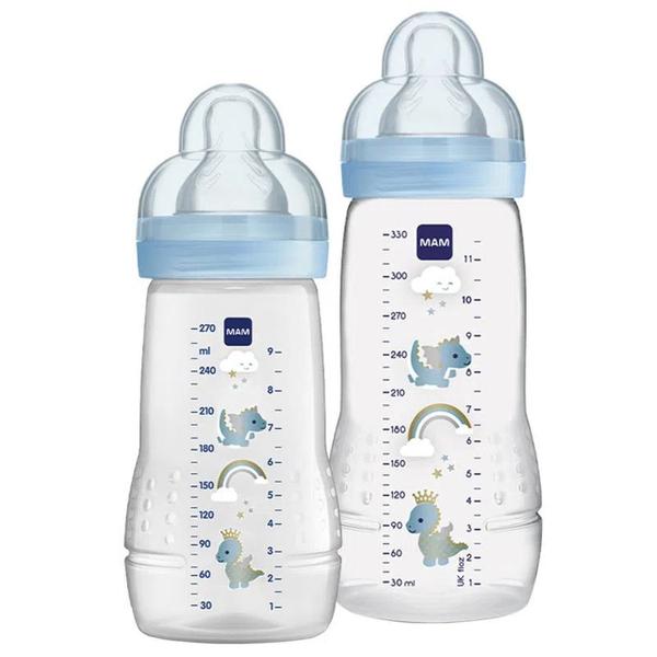 Imagem de Kit Mamadeiras Easy Active MAM 330ml + 270ml - MAA50021