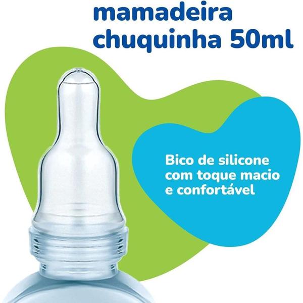 Imagem de Kit Mamadeiras Lillo Evolution Primeiros Passos Azul 50ml+120ml+260ml