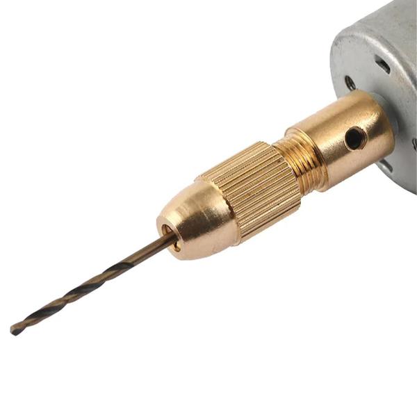 Imagem de Kit Mandril Pinça 2.35Mm 7 Pçs Motor Elétrico Micro Retífica