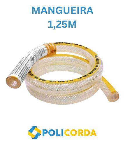 Imagem de Kit Mangueira Para Gás Cozinha 1,2m C/2 Abraçadeiras