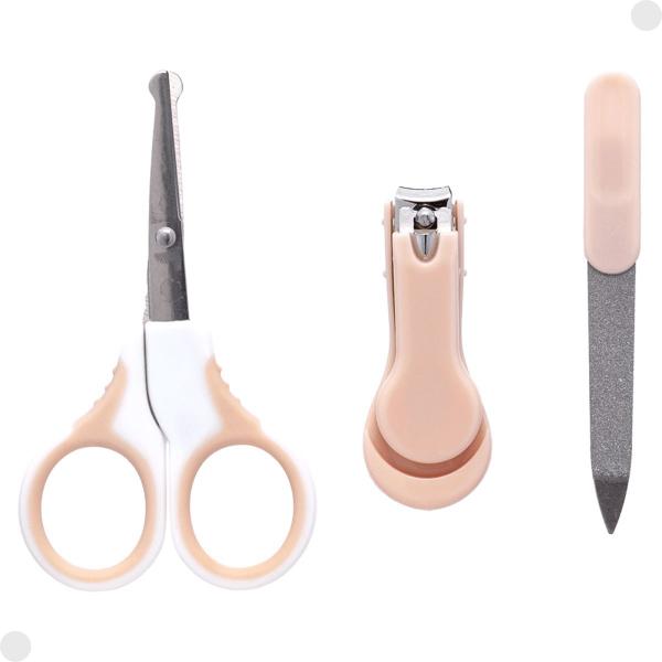 Imagem de Kit Manicure Com Estojo Cuidados C/ Bebês Rosa 18094 - Buba