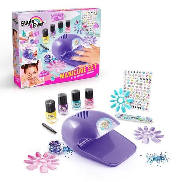 Kit Manicure Infantil Estilo Super Fashion - Fun F0110-7 Imagem de Kit Manicure Infantil Estilo Super Fashion - Fun F0110-7