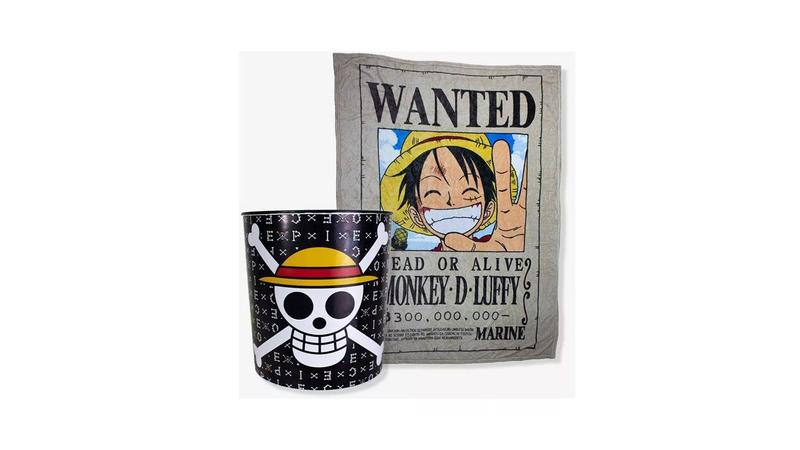 Imagem de Kit Manta com Balde One Piece - Zonacriativa