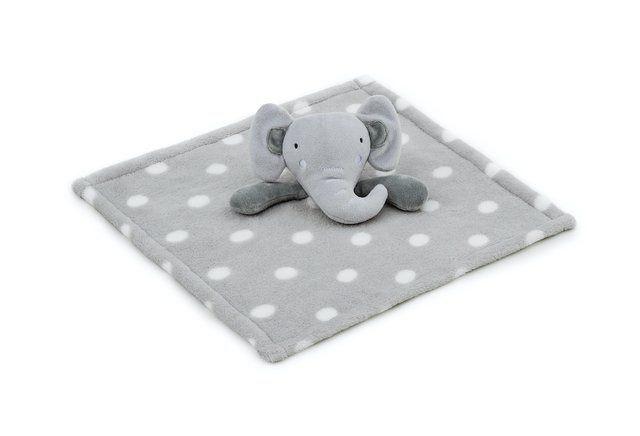 Kit Manta Pipoquinha + Naninha Elefante Baby Loani Imagem de Kit Manta Pipoquinha + Naninha Elefante Baby Loani