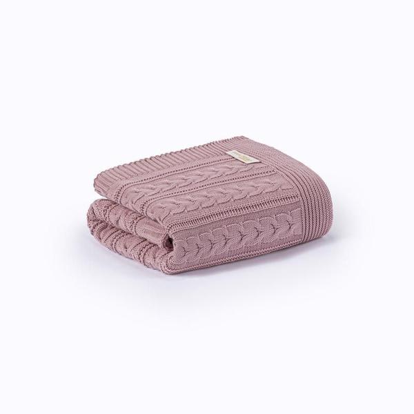 Imagem de Kit Manta Sofá Cama Queen + 2 Capas 50X50 Berlim Rose