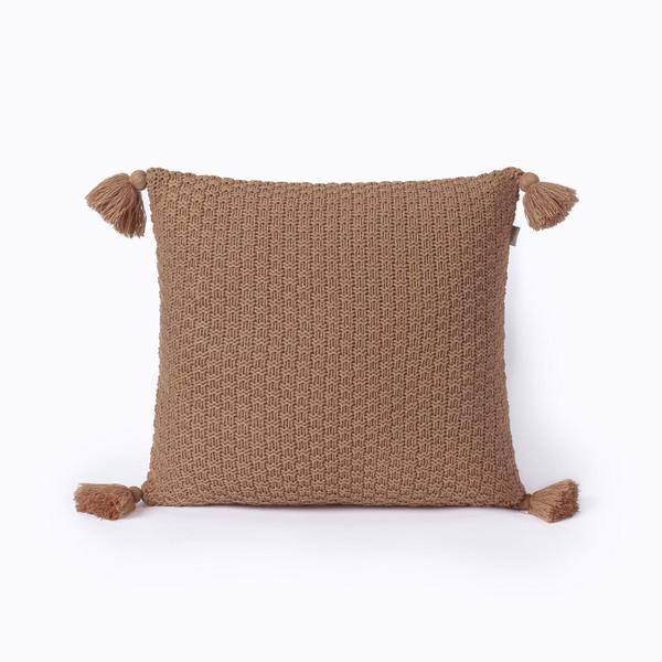 Kit Manta Sofa Sala Cama King 260X90 + 2 Capas 50X50 Cobre - Five Star Malhas Imagem de Kit Manta Sofa Sala Cama King 260X90 + 2 Capas 50X50 Cobre