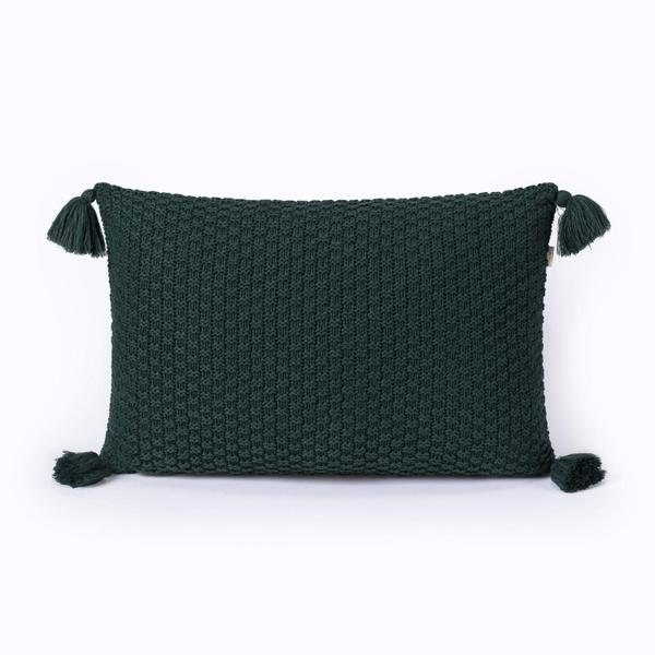 Kit Manta Sofa Sala Cama Queen 230X60 + 2 Capas 60X40 Musgo - Five Star Malhas Imagem de Kit Manta Sofa Sala Cama Queen 230X60 + 2 Capas 60X40 Musgo