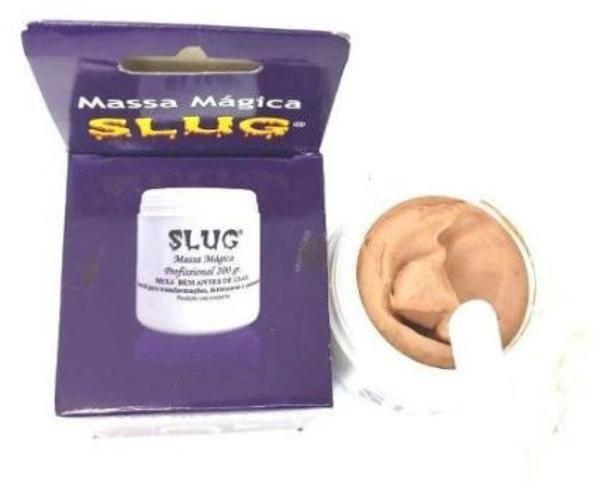 Imagem de Kit Maquiagem De Terror Slug Massa 250Gr+ Sangue Artificial