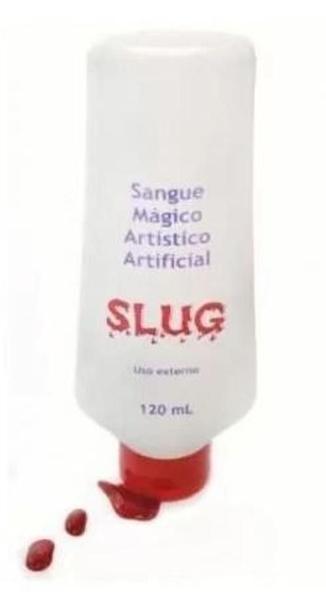 Imagem de Kit Maquiagem Slug 5 Massa 200+ 5 Sangue Artificial 120Ml