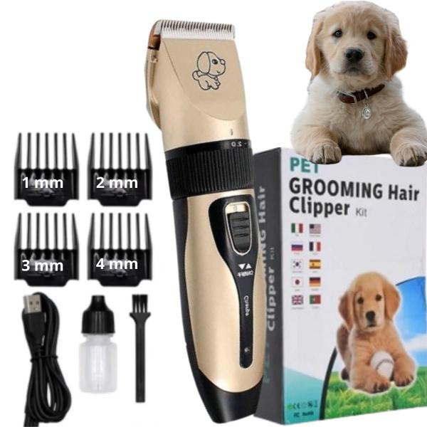 Imagem de Kit Máquina De Tosa Pets Gato Cachorro Tosador Profissional