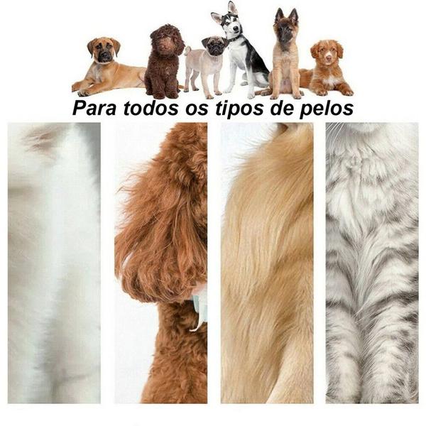 Imagem de Kit Maquina De Tosa Profissional Cães Gatos Cortar Pelos Pet -